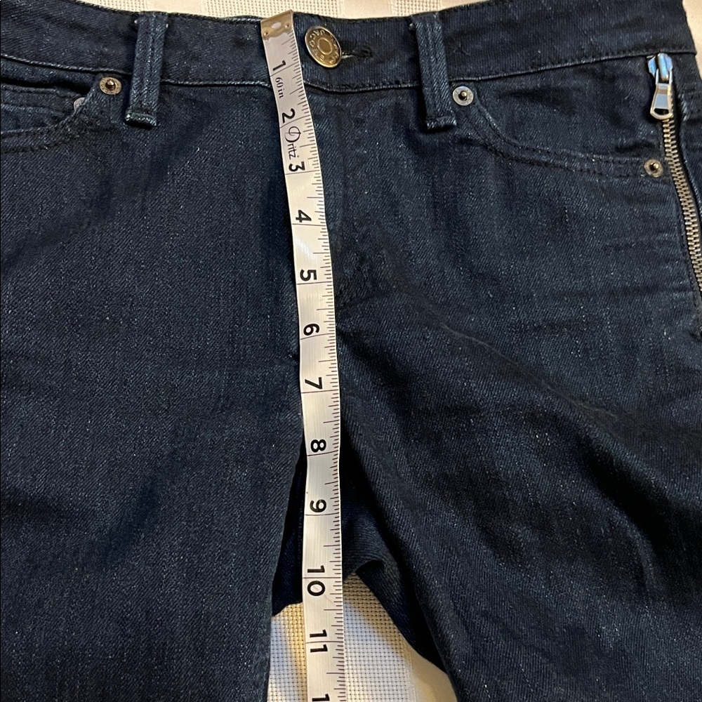 Marc By Mark Jacobs Skinny Jeans Zipper Dark Carbon Wash Sz 28 NWT - Picture 7 of 12